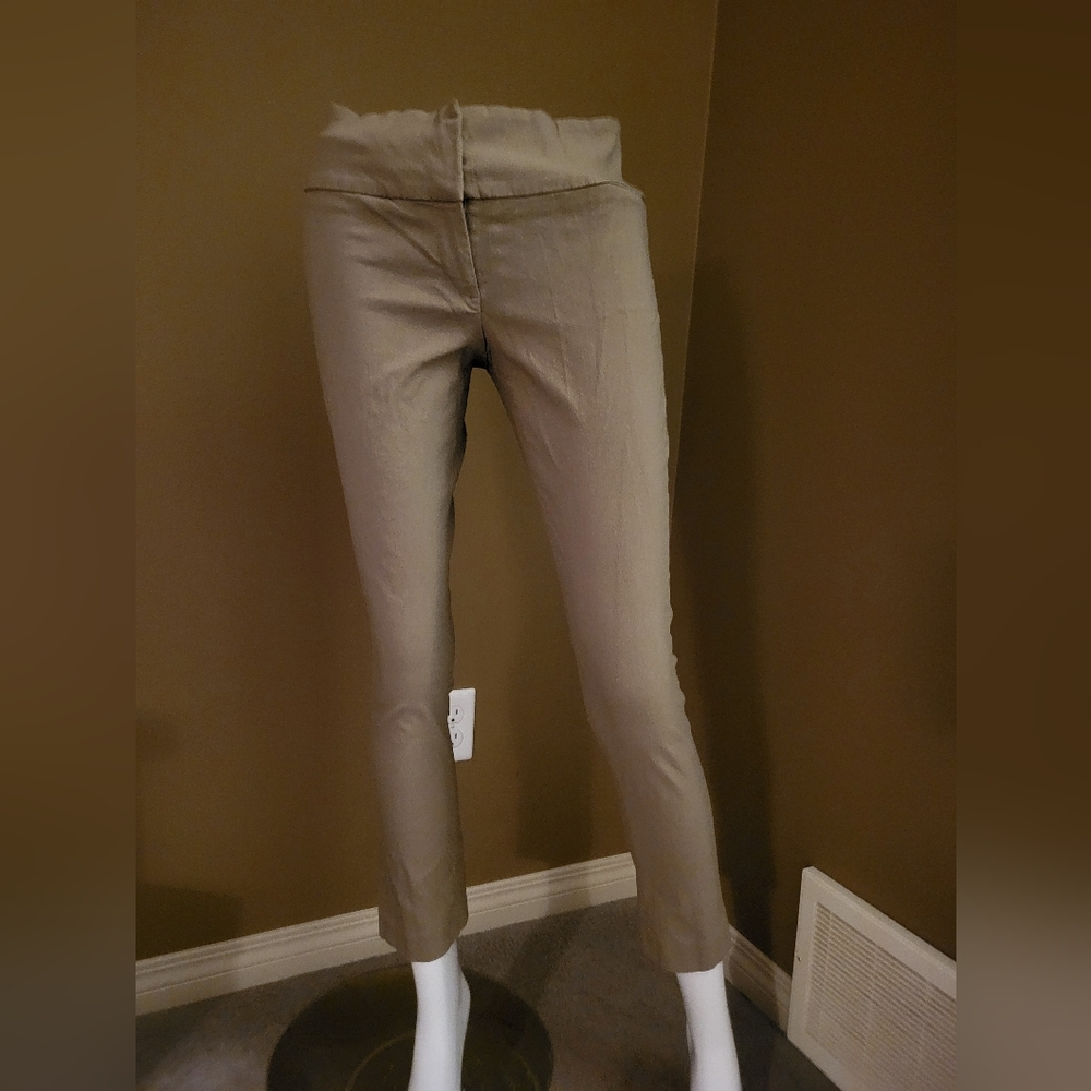 Suzy Shier Women's Ankle Tan Pants
